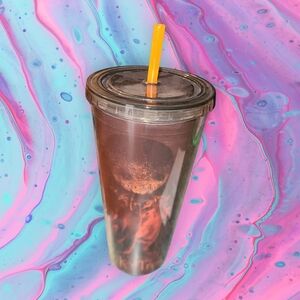 Trick R Treat cup with straw